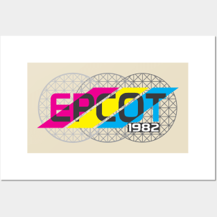 Epcot 1982 - Three Stripes Posters and Art